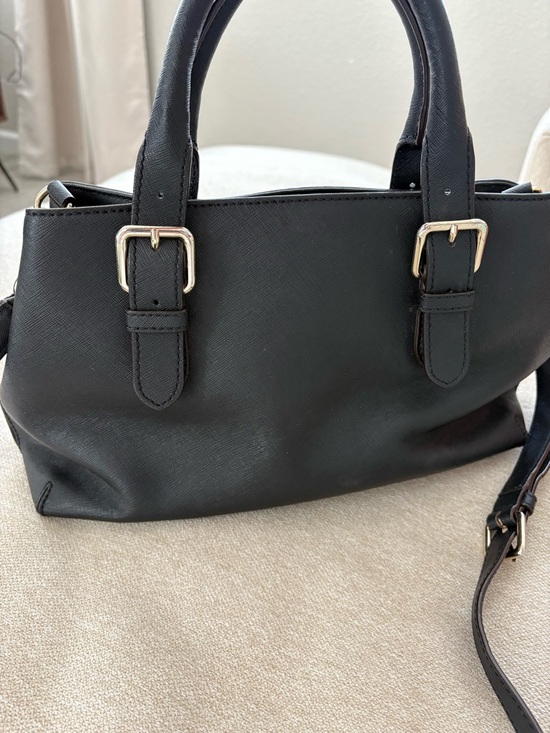 kate spade Black Leather Satchel with Gold Hardware - Picture 2 of 6